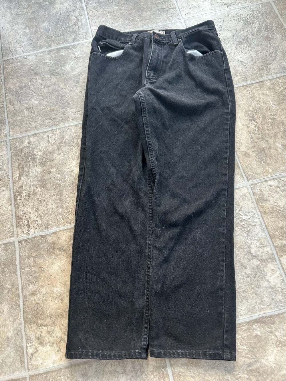 Vintage L.L.Bean Classic Fit Black Denim Jeans 32x29 9